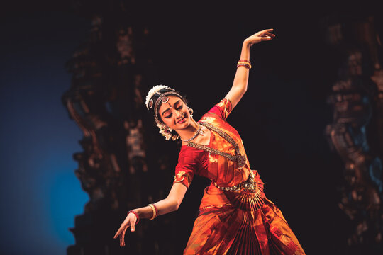 Bharatanatyam dancer artforms